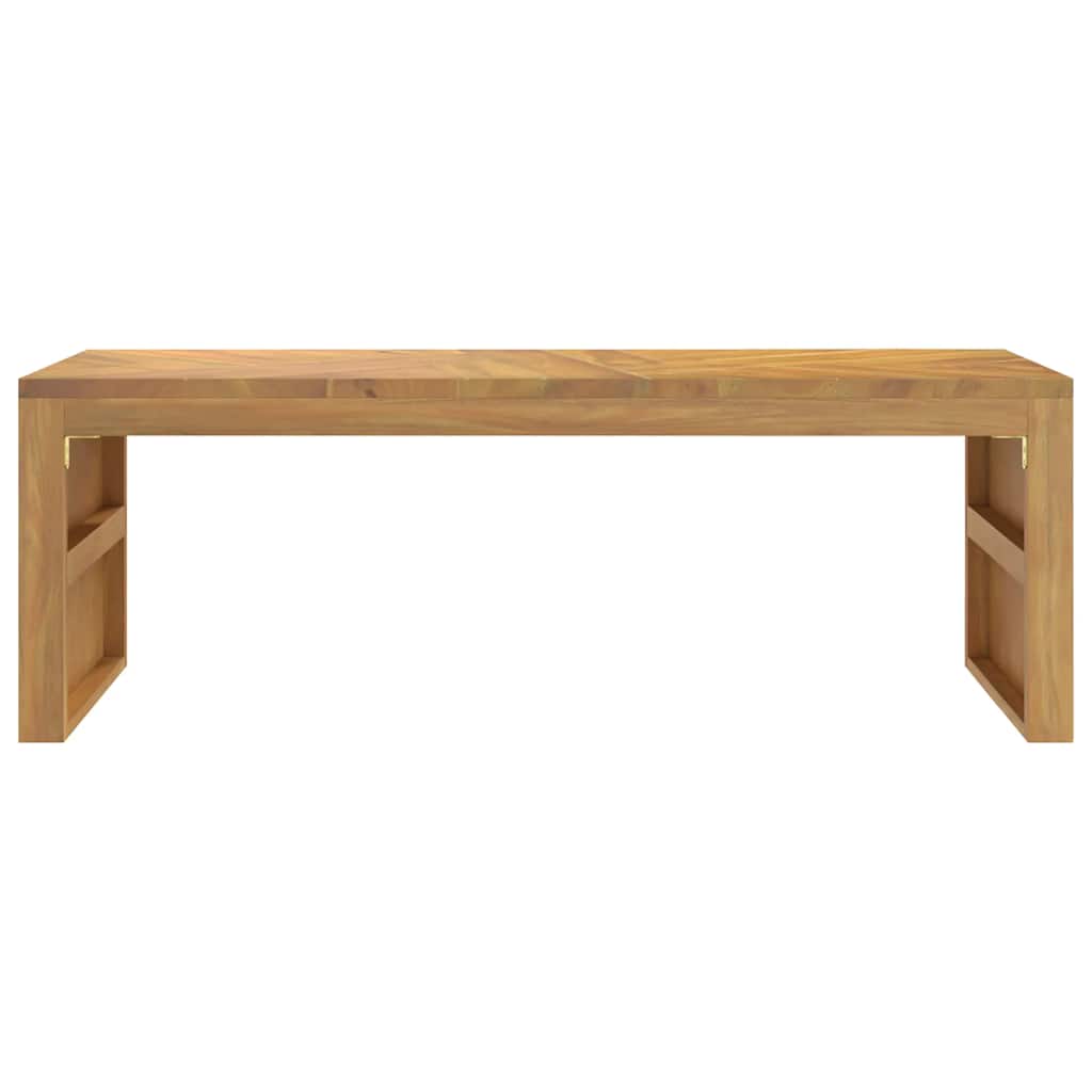 Tavolino da Salotto 110x35x38 cm in Legno Massello di Teak | homemem39