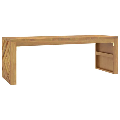 Tavolino da Salotto 110x35x38 cm in Legno Massello di Teak | homemem39