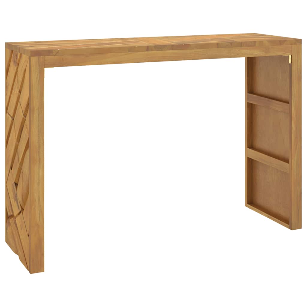 Tavolo Consolle 110x35x75 cm in Legno Massello di Teak | homemem39
