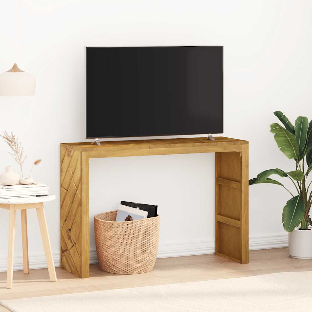 Tavolo Consolle 110x35x75 cm in Legno Massello di Teak | homemem39