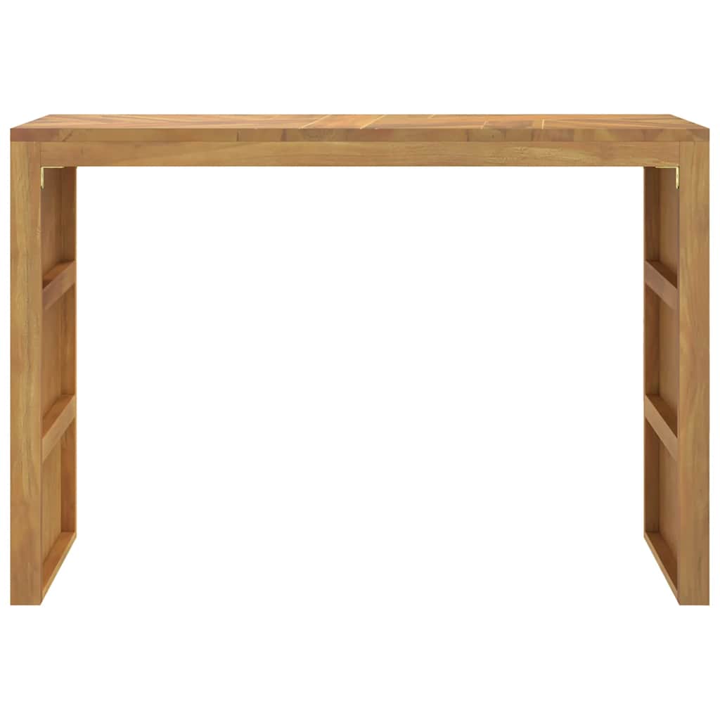 Tavolo Consolle 110x35x75 cm in Legno Massello di Teak - homemem39