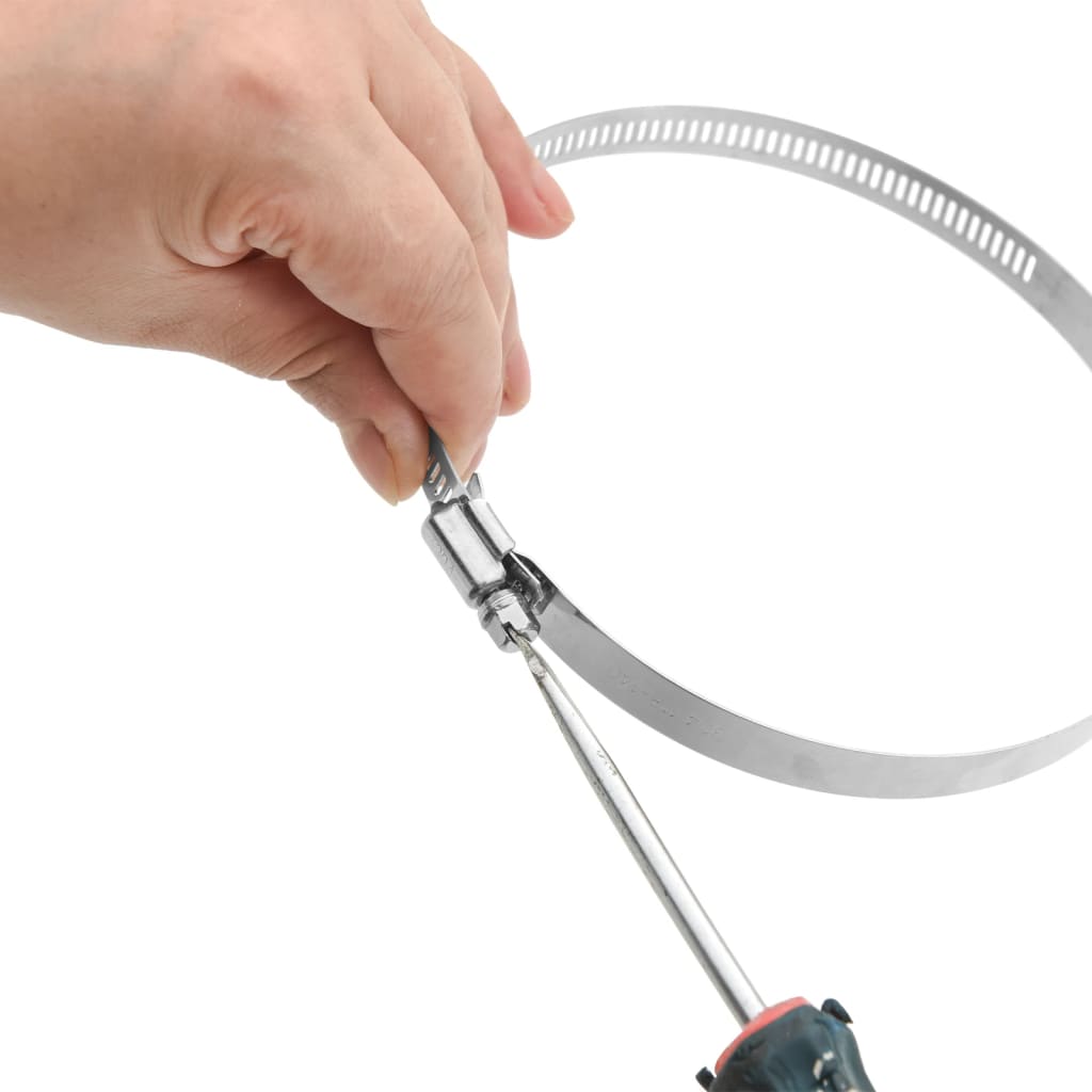 Fascette Stringitubo 6pz 91-140 mm in Acciaio Inox 304 | homemem39