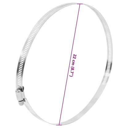 Fascette Stringitubo 6pz 91-220 mm in Acciaio Inox 304 | homemem39