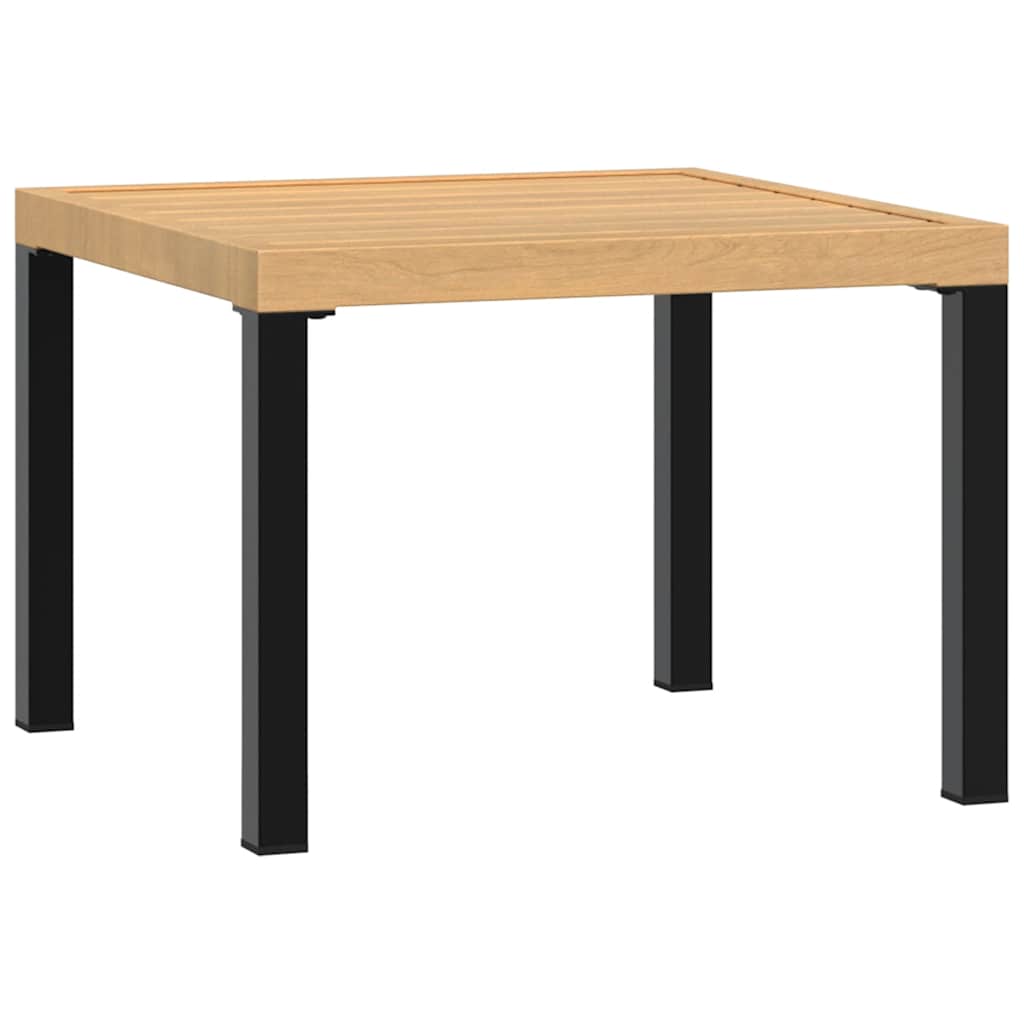 Tavolino Giardino Nero 55x55x39,5cm Acciaio Verniciato Polvere | homemem39