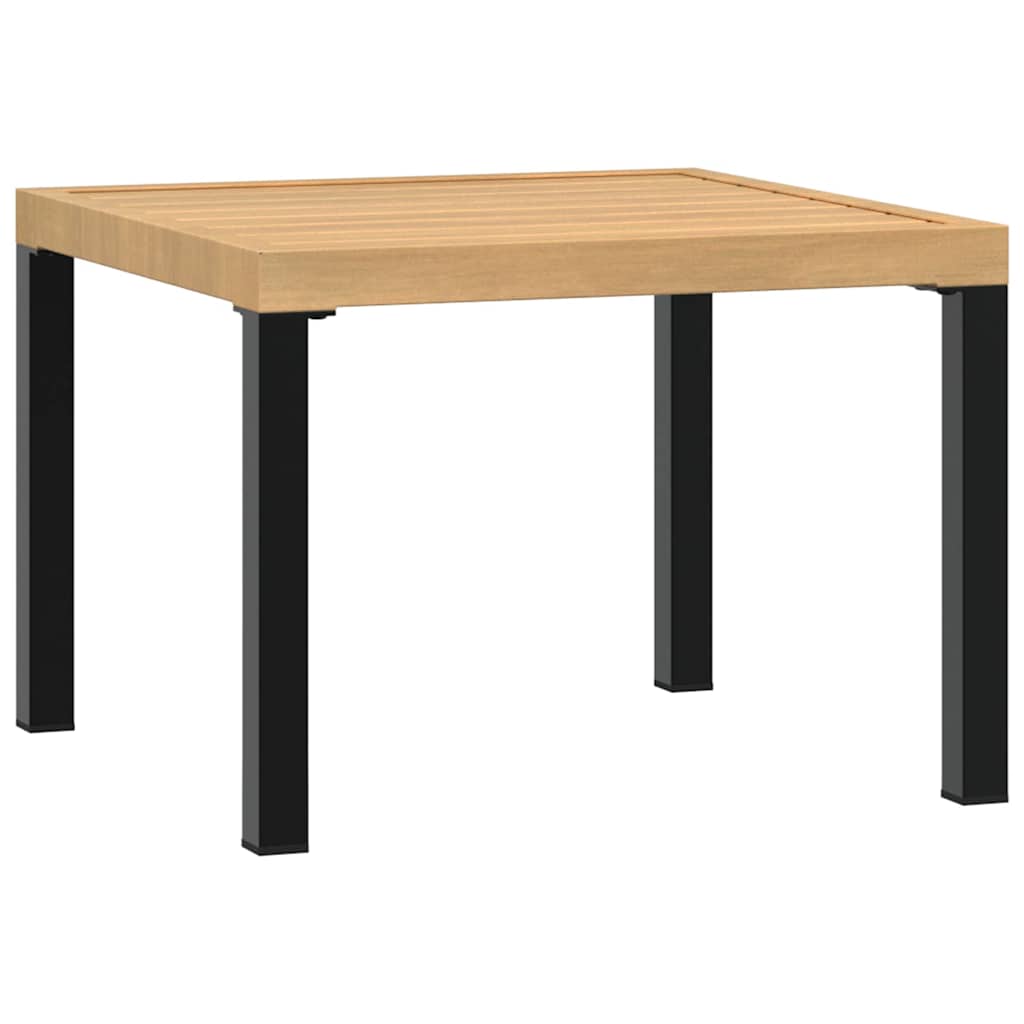 Tavolino Giardino Nero 55x55x39,5cm Acciaio Verniciato Polvere | homemem39