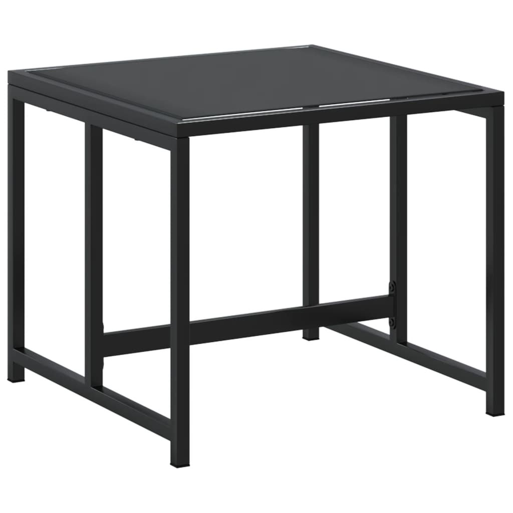 Sgabelli da Giardino 4 pz Neri in Acciaio e Textilene - homemem39