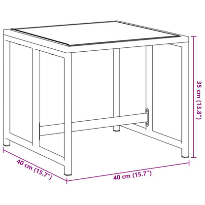 Sgabelli da Giardino 4 pz Neri in Acciaio e Textilene - homemem39