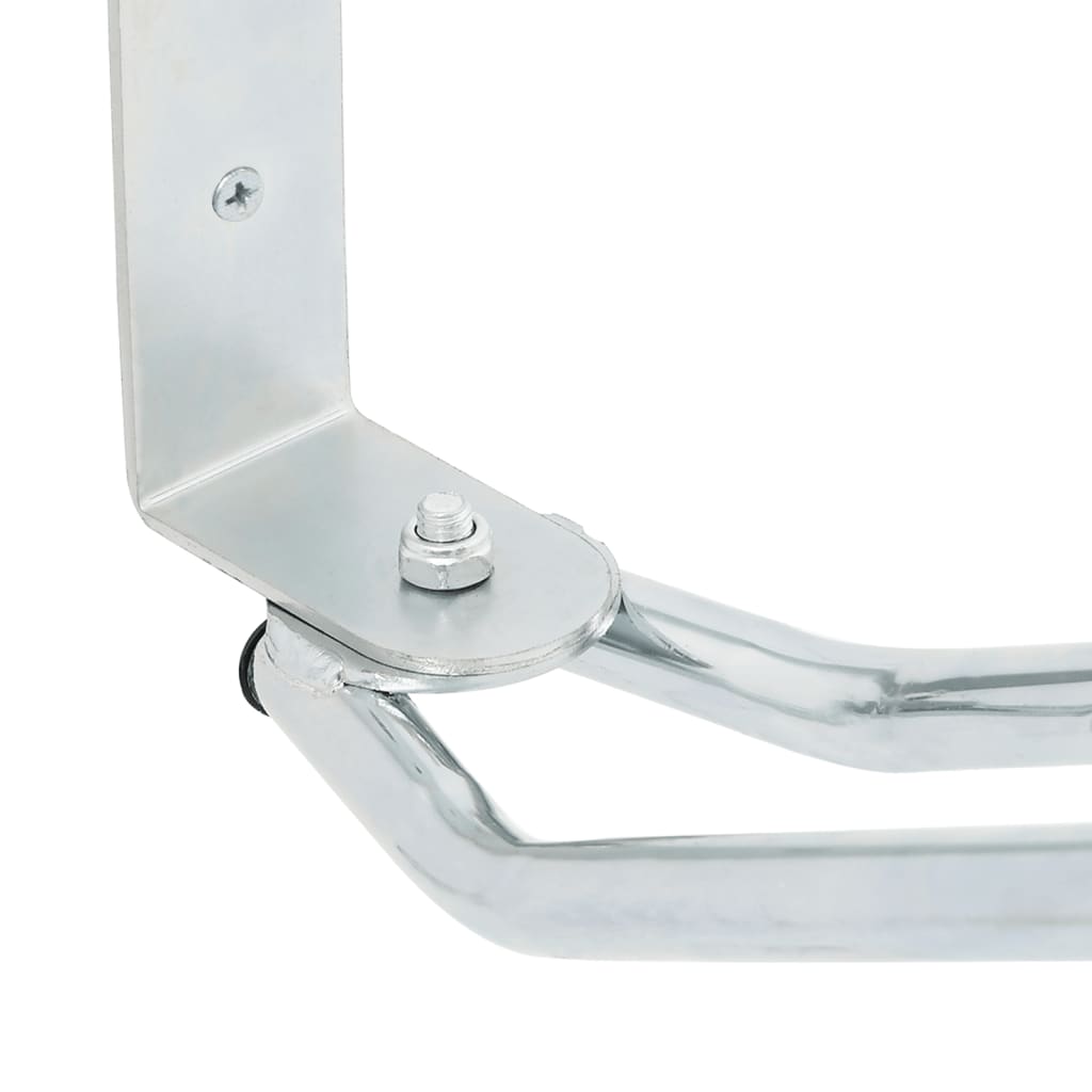 Supporto per Bici a Parete 2 pz in Acciaio Zincato - homemem39