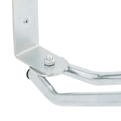 Supporto per Bici a Parete 2 pz in Acciaio Zincato - homemem39