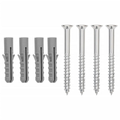 Supporto per Bici a Parete 2 pz in Acciaio Zincato - homemem39