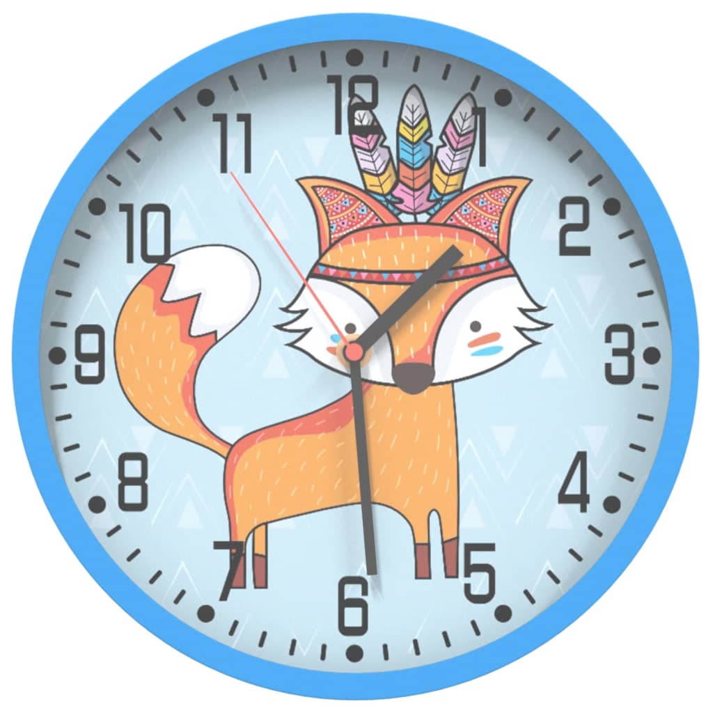 Orologio da Parete Ø25,5 cm Polistirene e Vetro