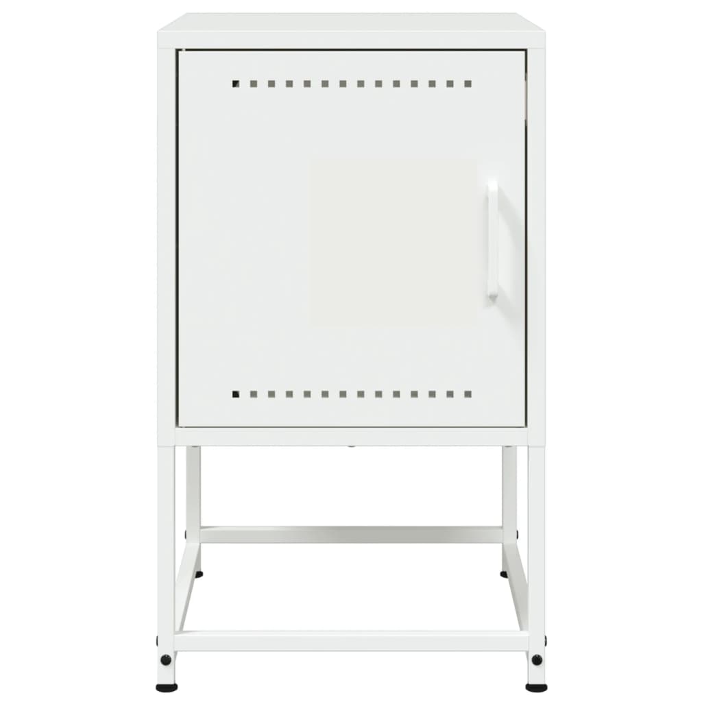Comodini 2 pz Bianchi 36x39x60,5 cm in Acciaio - homemem39