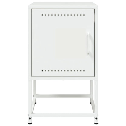 Comodini 2 pz Bianchi 36x39x60,5 cm in Acciaio - homemem39