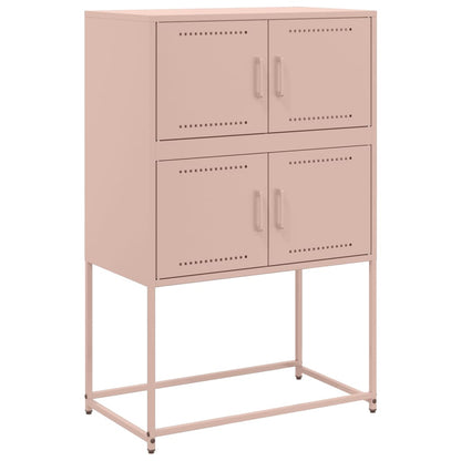 Credenza Rosa 68,5x38,5x107 cm in Acciaio - homemem39