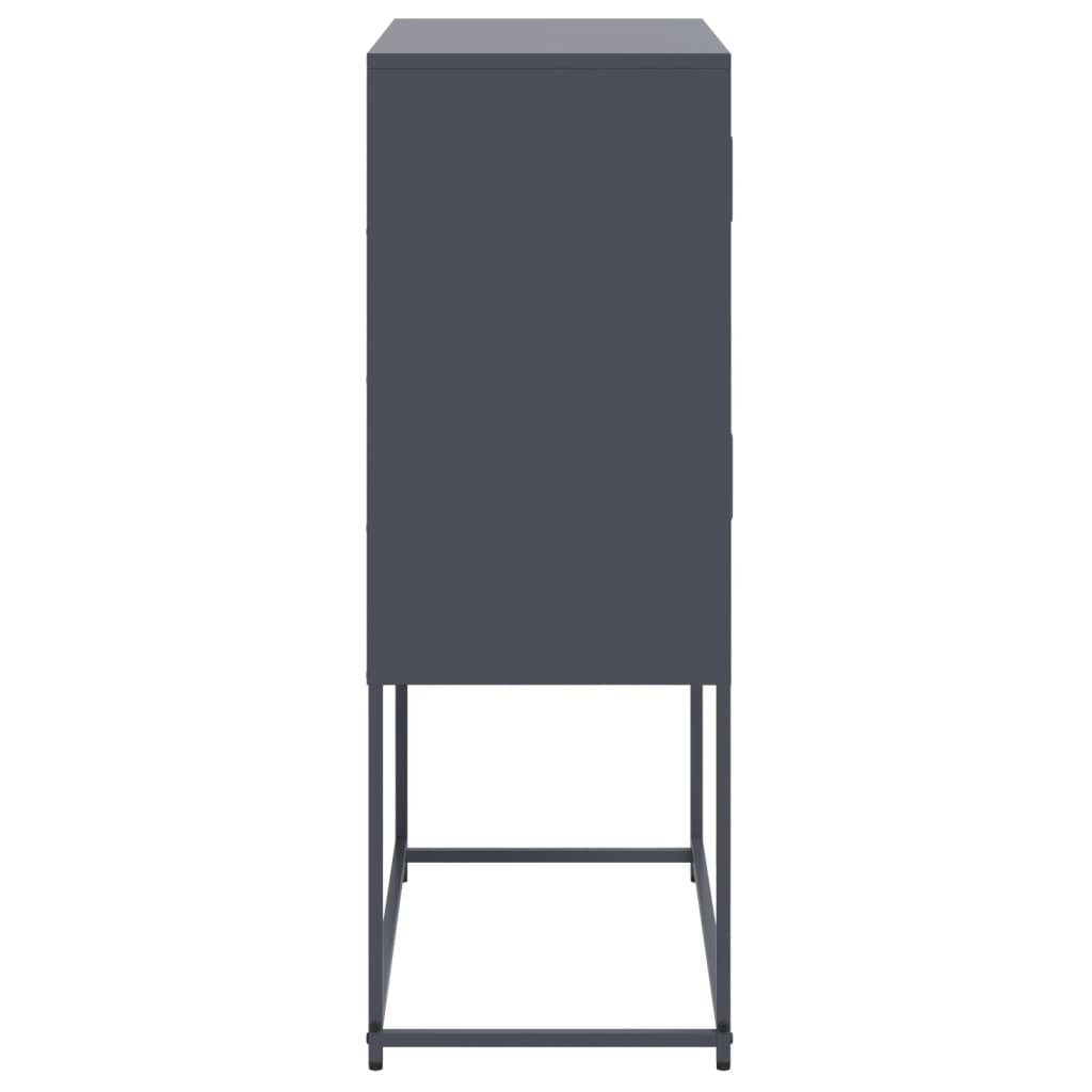 Credenza Antracite 68,5x38,5x107 cm in Acciaio