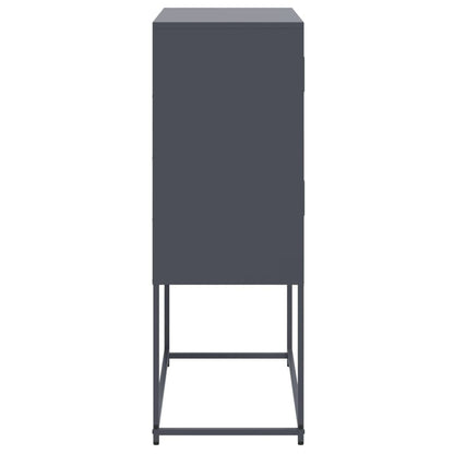 Credenza Antracite 68,5x38,5x107 cm in Acciaio