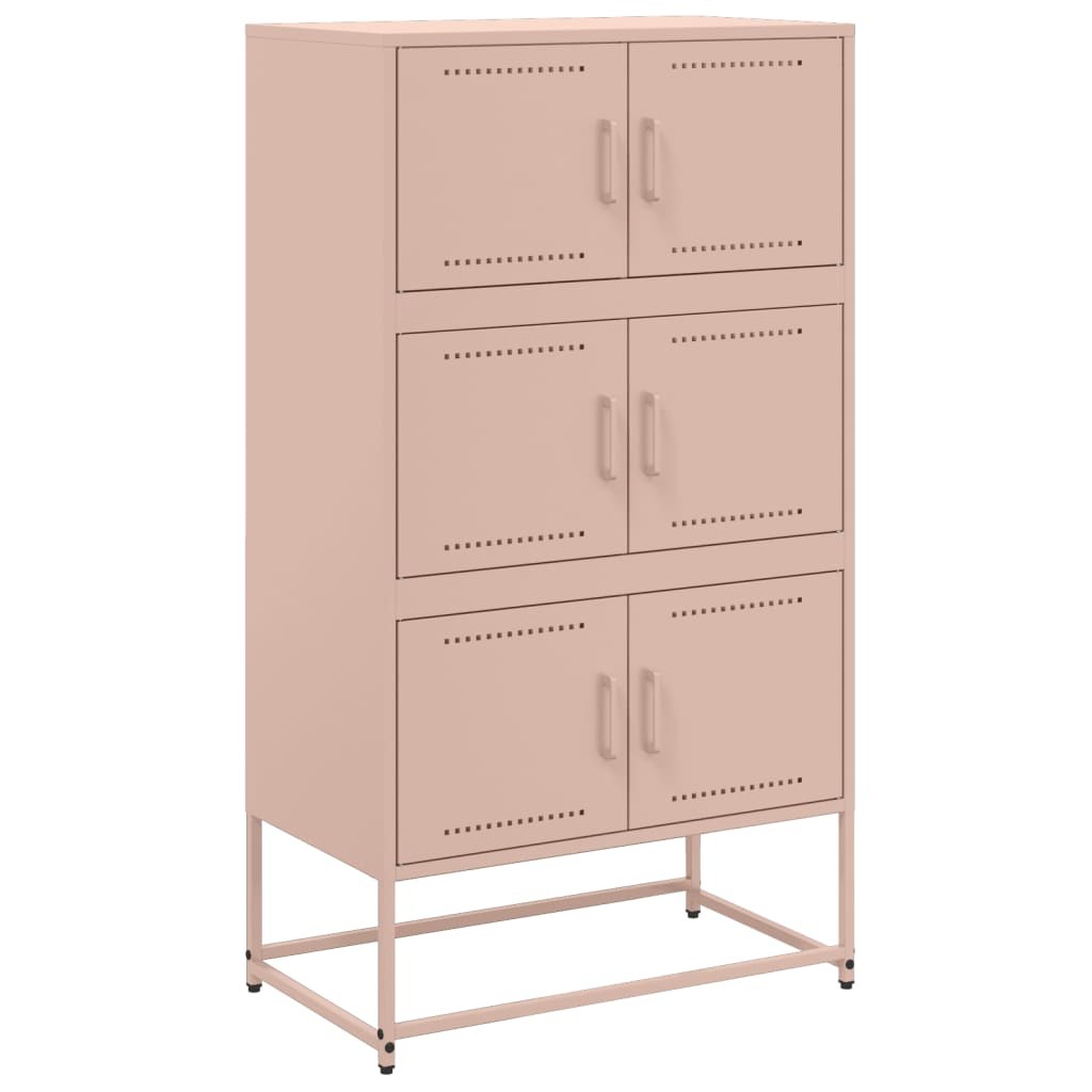 Credenza Rosa 68,5x38,5x123,5 in Acciaio