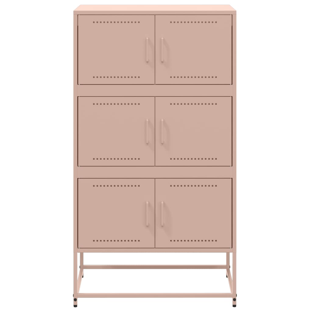 Credenza Rosa 68,5x38,5x123,5 in Acciaio