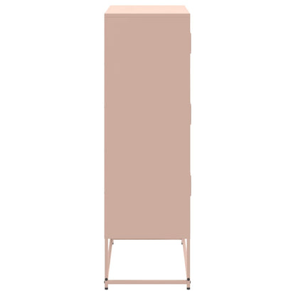 Credenza Rosa 68,5x38,5x123,5 in Acciaio