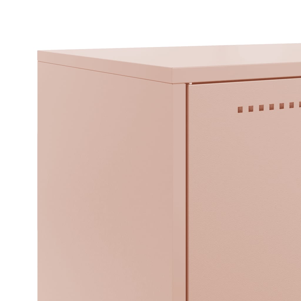 Credenza Rosa 68,5x38,5x123,5 in Acciaio - homemem39
