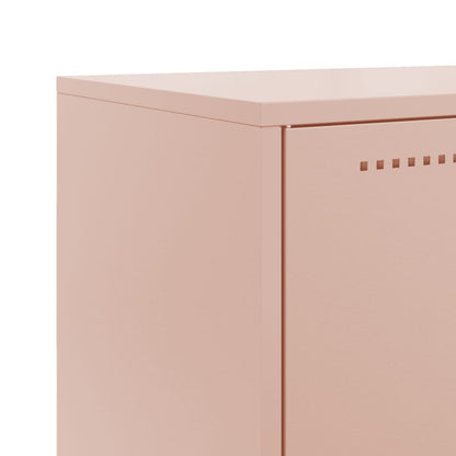 Credenza Rosa 68,5x38,5x123,5 in Acciaio - homemem39