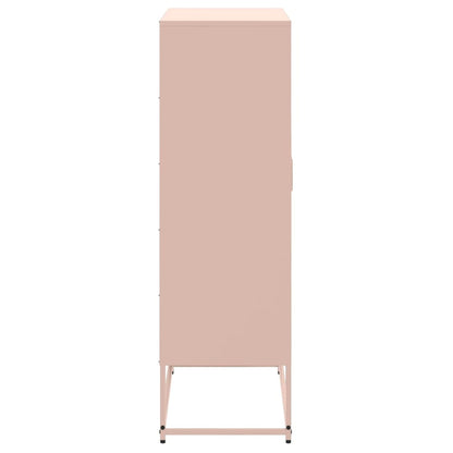 Credenza Rosa 68,5x38,5x123,5 in Acciaio - homemem39