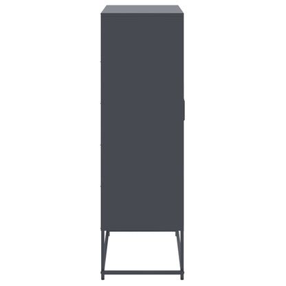 Anthracite Sideboard 68.5x38.5x123.5 cm in Steel
