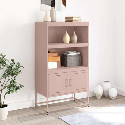 Credenza Rosa 68,5x38,5x123,5 in Acciaio