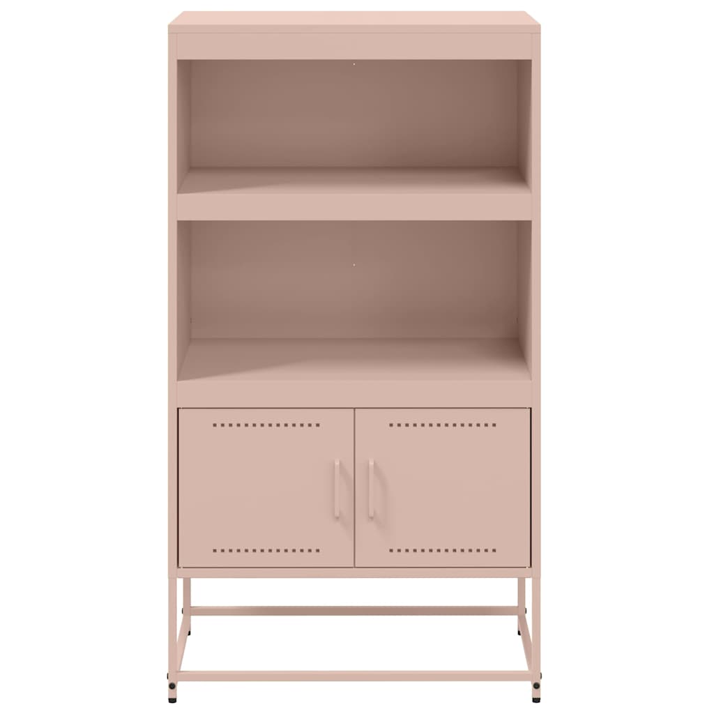 Credenza Rosa 68,5x38,5x123,5 in Acciaio - homemem39