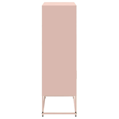 Credenza Rosa 68,5x38,5x123,5 in Acciaio