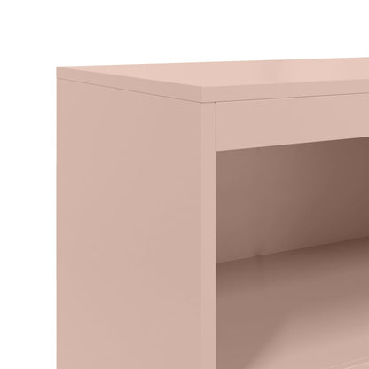 Credenza Rosa 68,5x38,5x123,5 in Acciaio