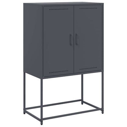 Credenza Antracite 68,5x38,5x107 cm in Acciaio