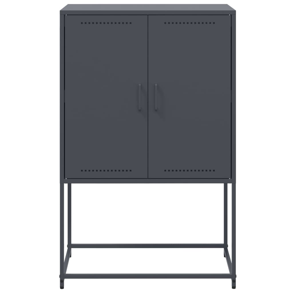 Credenza Antracite 68,5x38,5x107 cm in Acciaio