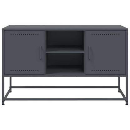 Mobile TV Antracite 100,5x39x60,5 cm in Acciaio - homemem39