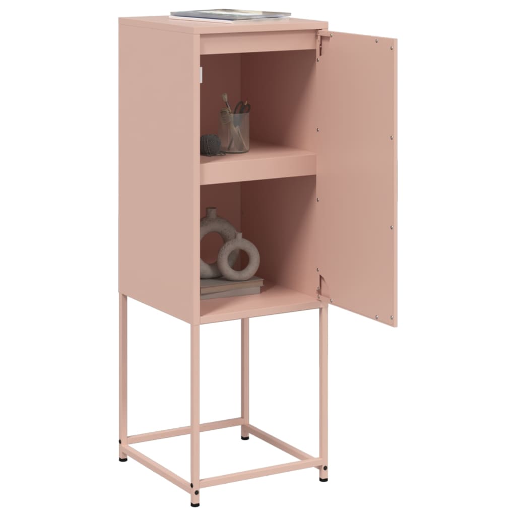 Credenza Rosa 36x39x107 cm in Acciaio