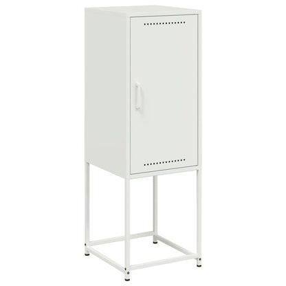 Credenza Bianca 36x39x107 cm in Acciaio