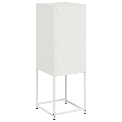 Credenza Bianca 36x39x107 cm in Acciaio