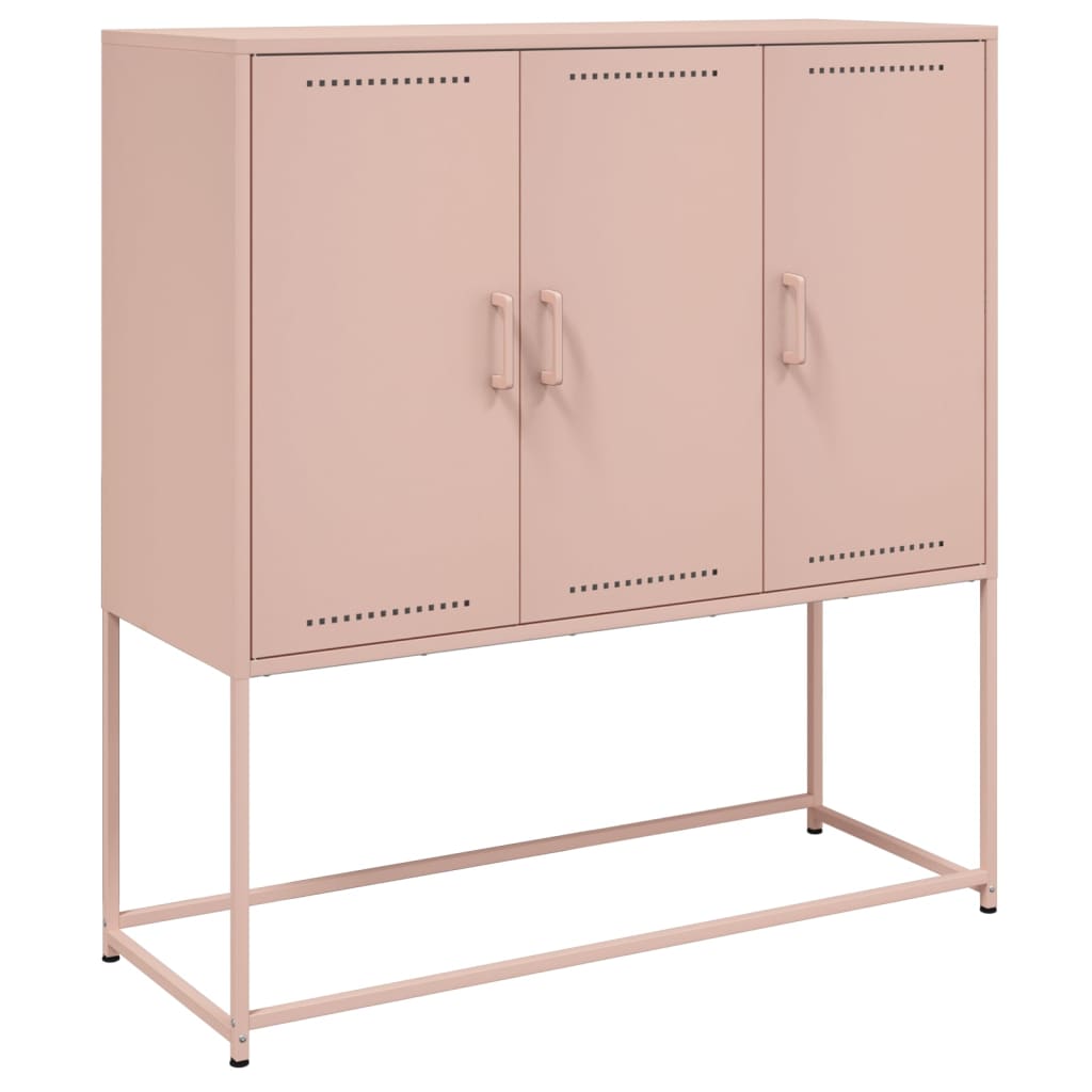 Credenza Rosa 100,5x39x107 cm in Acciaio