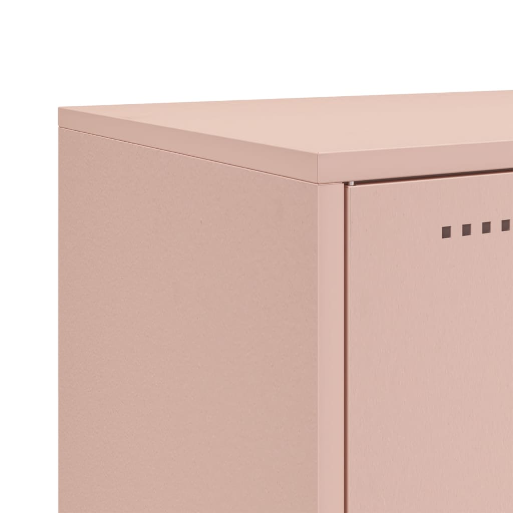 Credenza Rosa 100,5x39x107 cm in Acciaio