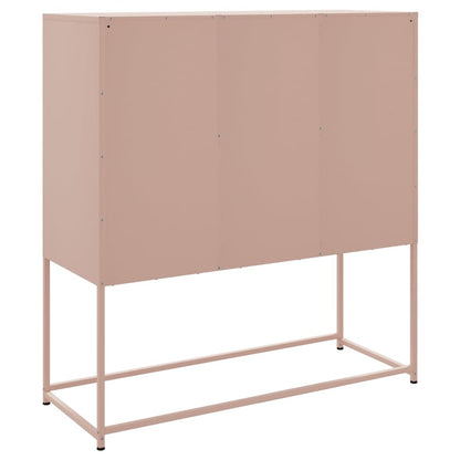 Credenza Rosa 100,5x39x107 cm in Acciaio