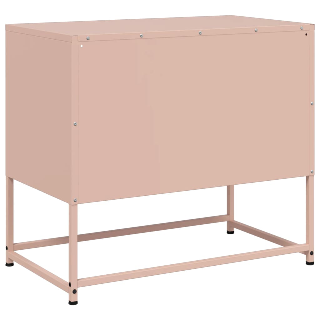 Credenza Bianca 100,5x39x107 cm in Acciaio