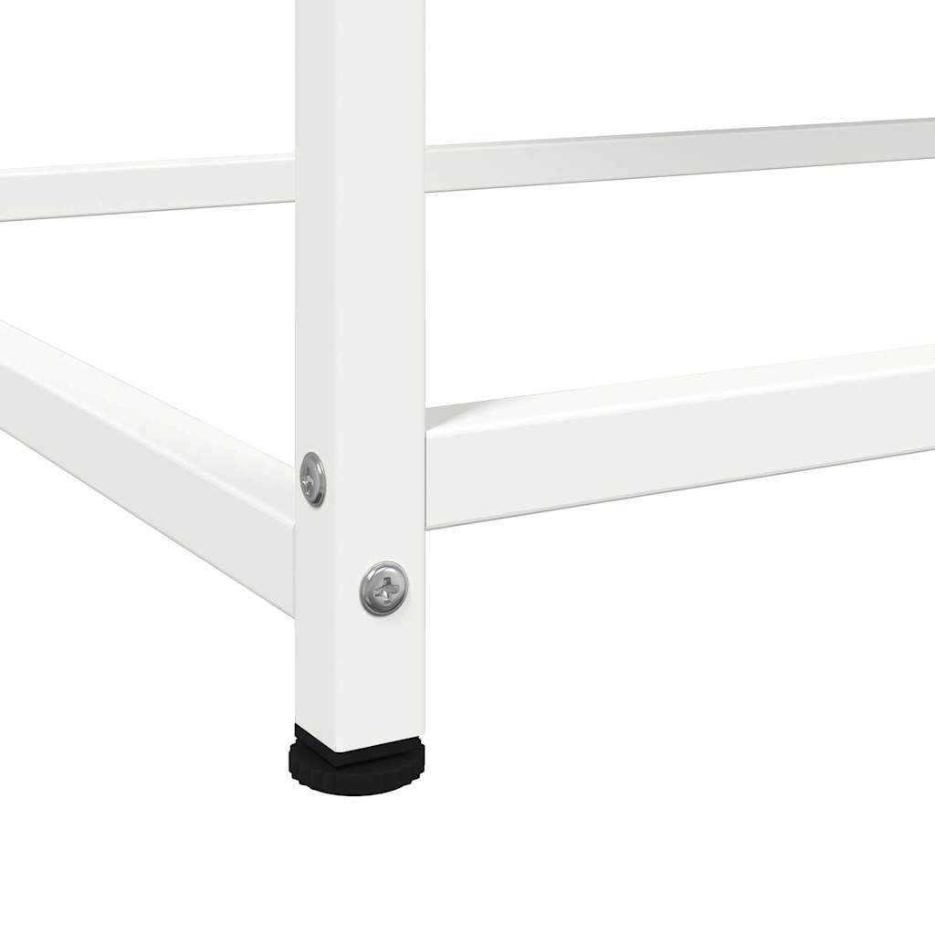 Credenza Bianca 100,5x39x107 cm in Acciaio
