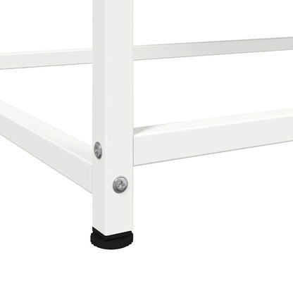 Credenza Bianca 100,5x39x107 cm in Acciaio