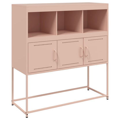 Credenza Rosa 100,5x39x107 cm in Acciaio