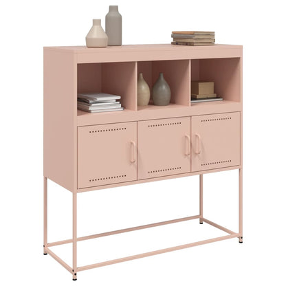 Credenza Rosa 100,5x39x107 cm in Acciaio