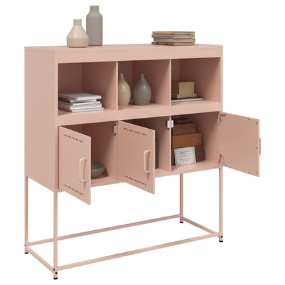 Credenza Rosa 100,5x39x107 cm in Acciaio