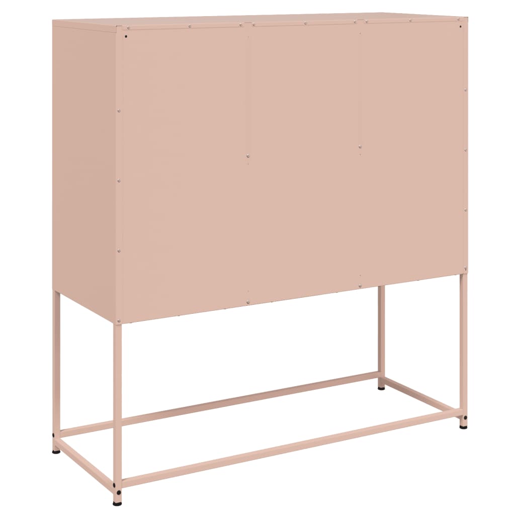 Credenza Rosa 100,5x39x107 cm in Acciaio