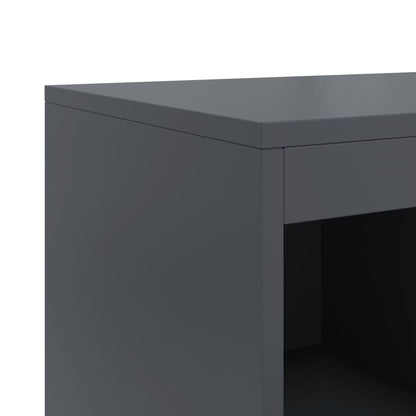 Credenza Antracite 100,5x39x107 cm in Acciaio