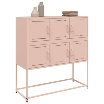 Credenza Rosa 100,5x39x107 cm in Acciaio