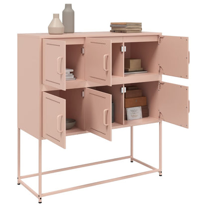 Credenza Rosa 100,5x39x107 cm in Acciaio